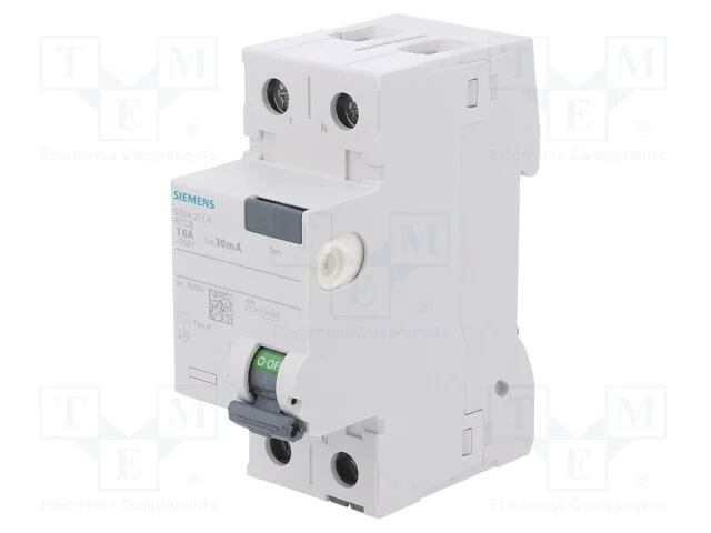 Interruptor de corrente diferencial, Inom: 16A, P.