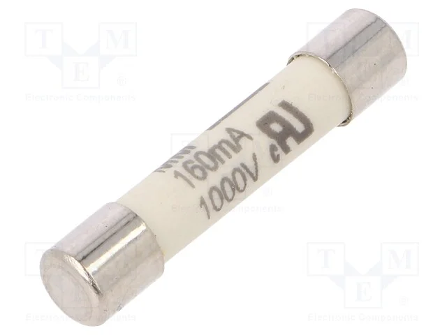 Fus&iacute;vel: Baixa Tens&atilde;o, Super-Imediato, 160ma, 1kvac, 6,3x32mm