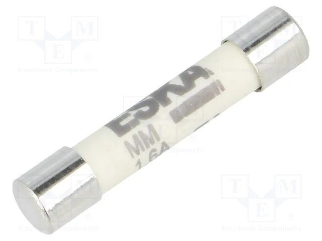 Fus&iacute;vel: Baixa Tens&atilde;o, Super-Imediato, 1,6a, 1kvac, 6,3x32mm