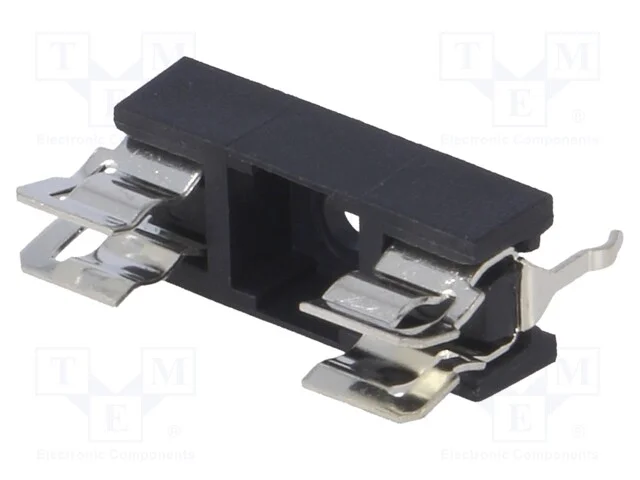 Tomada, fus&iacute;veis cil&iacute;ndricos, THT, 5x20mm, -25&divide;70.