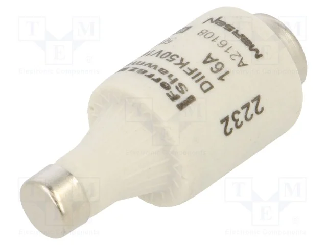 Fus&iacute;vel: Baixa Tens&atilde;o, Gg, 16a, 500vac, 500vdc, Industrial, Dii