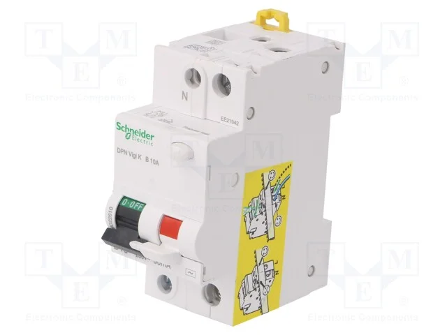 Interruptor de Circuito Diferencial, Inom: 10a, Polos: 1+N, Ip20
