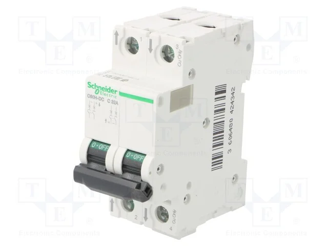Disjuntor Contra Sobreintensidades, 500vdc, Inom: 32a, Polos: 2