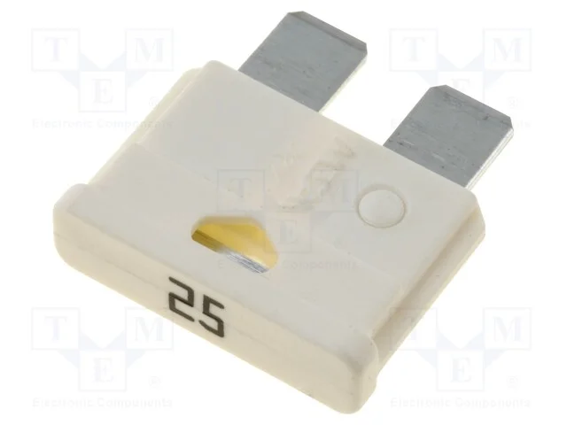 Fus&iacute;vel: Baixa Tens&atilde;o, 25a, 32vdc, Automotivo, 19mm, Unival