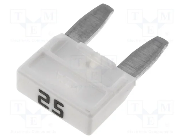 Fus&iacute;vel: baixa tens&atilde;o, 25A, 32VDC, automotivo, 11.