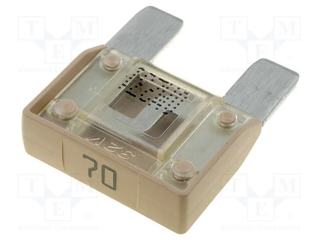 Fus&iacute;vel: Baixa Tens&atilde;o, 70a, 32vdc, Automotivo, 29mm