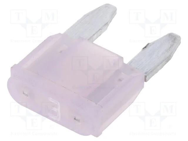Fus&iacute;vel: baixa tens&atilde;o, 3A, 32VDC, automotivo, 10,.