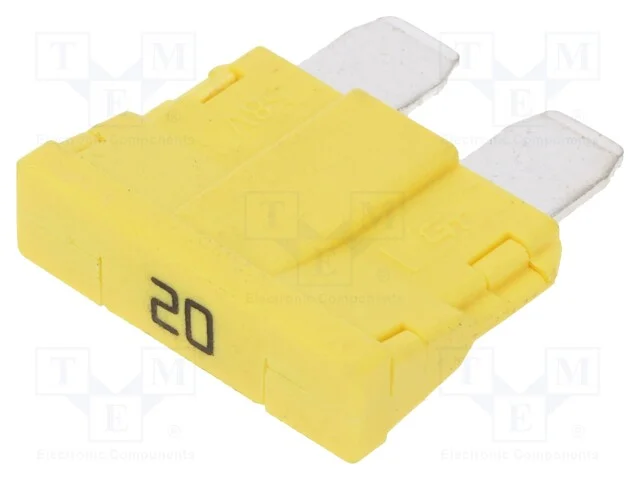 Fus&iacute;vel: Baixa Tens&atilde;o, 20a, 250vac, 58vdc, Automotivo, 19mm, Unival