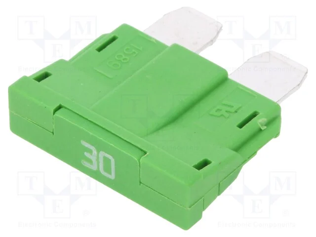 Fus&iacute;vel: baixa tens&atilde;o, 30A, 250VAC, 58VDC, automo.