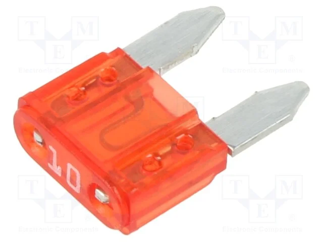 Fus&iacute;vel: Baixa Tens&atilde;o, 10a, 32vdc, Automotivo, 11mm, Mini