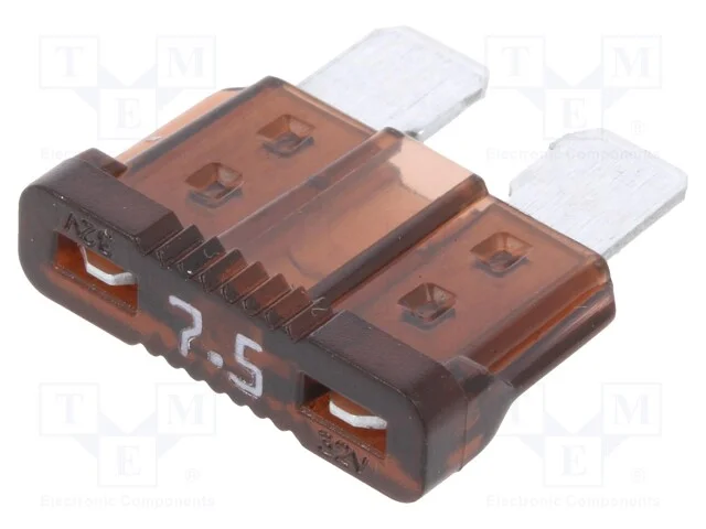 Fus&iacute;vel: Baixa Tens&atilde;o, 7,5a, 32vdc, Automotivo, 19,1mm, Unival