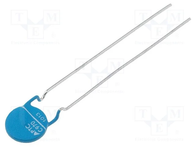 Fus&iacute;vel: term&iacute;stor PTC, 150mA, 24V, cer&acirc;mico, 5mm.