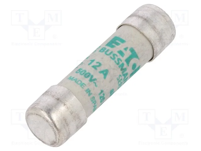 Fus&iacute;vel: Baixa Tens&atilde;o, Am, 12a, 500vac, 10,3x38mm