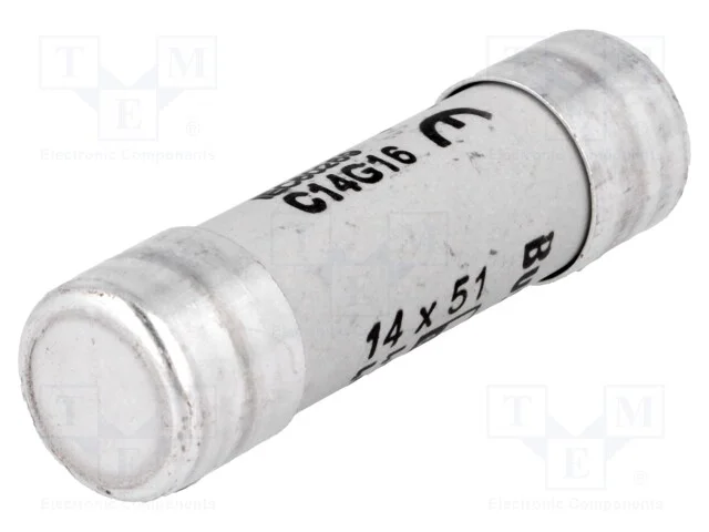 Fus&iacute;vel: Baixa Tens&atilde;o, 16a, 690vac, 14x51mm