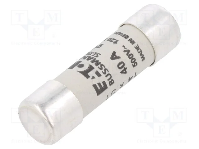 Fus&iacute;vel: Baixa Tens&atilde;o, Gg, 40a, 500vac, 14,3x51mm