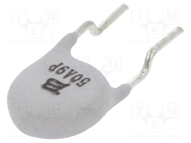 Fus&iacute;vel: de Pol&iacute;mero Ptc, 50ma, Imax: 3a, Pcb,Tht, Cmf-Rl, a Granel