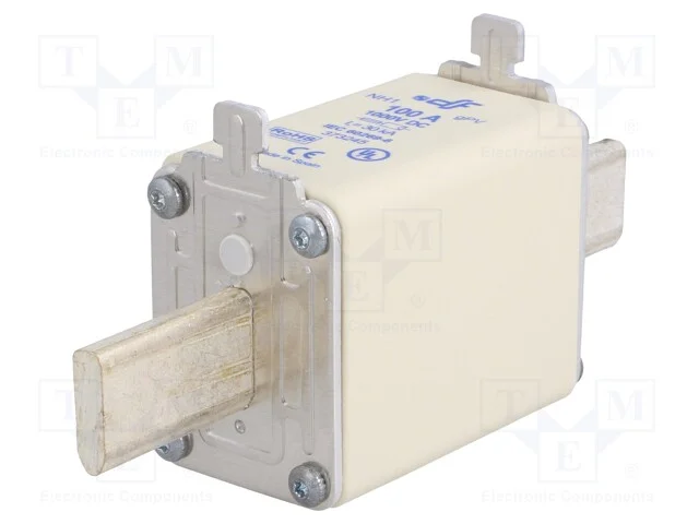 Fus&iacute;vel: Baixa Tens&atilde;o, Gpv, 100a, 1000vdc, Cer&acirc;mico,Industrial