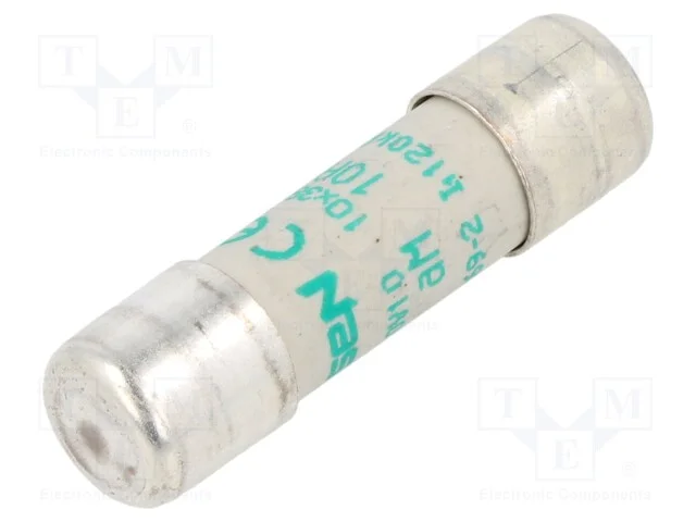 Fus&iacute;vel: Baixa Tens&atilde;o, Am, 10a, 500vac, Cer&acirc;mico, 10x38mm