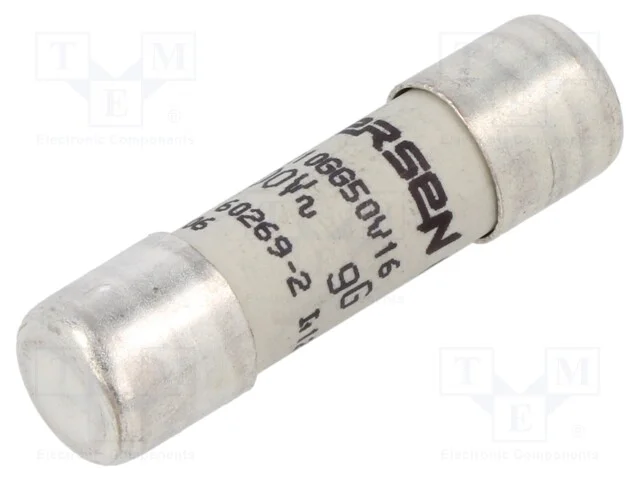 Fus&iacute;vel: baixa tens&atilde;o, gG, 16A, 500VAC, cer&acirc;mico,.