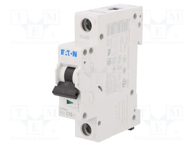 Disjuntor contra sobreintensidades; 230/400VAC; Inom: 10A; Car: C
