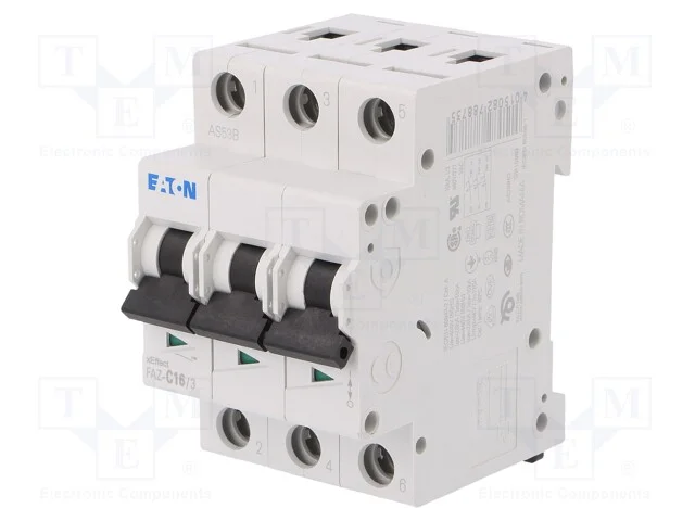 Disjuntor contra sobreintensidades; 230/400VAC; Inom: 16A; Car: C