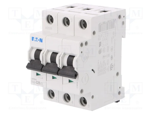 Disjuntor Contra Sobreintensidades, 230/400vac, Inom: 25a, Car: C