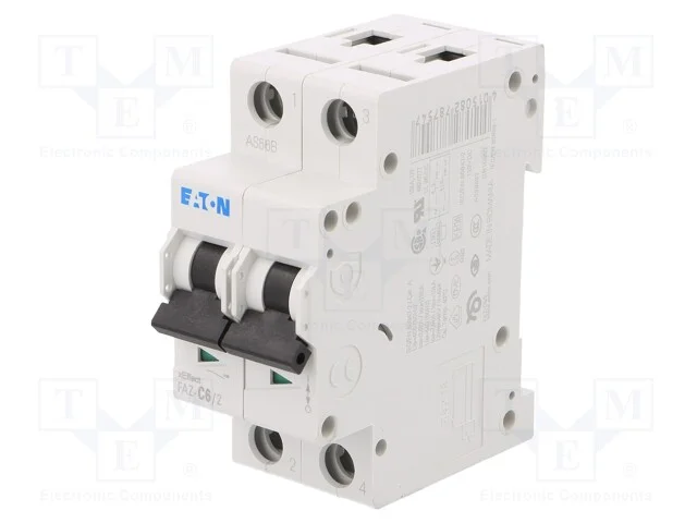 Disjuntor Contra Sobreintensidades, 230/400vac, Inom: 6a, Car: C