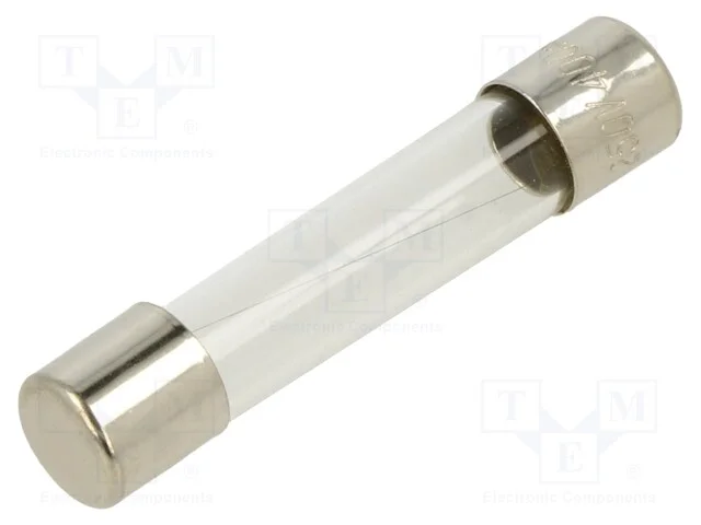Fus&iacute;vel: Baixa Tens&atilde;o, R&aacute;pido, 400ma, 250vac, de Vidro, 6,3x32mm