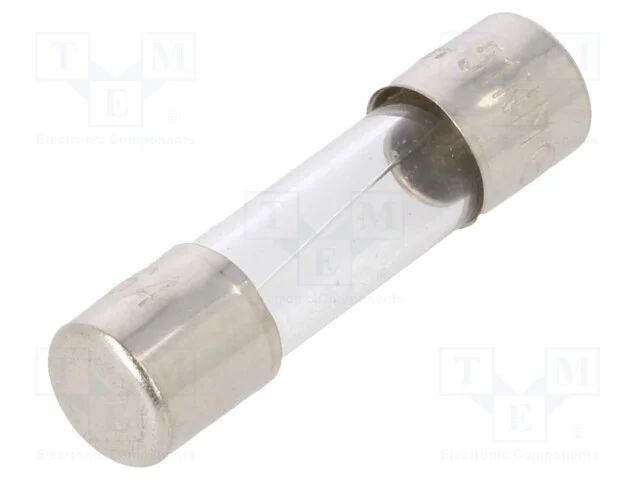 Fus&iacute;vel: Baixa Tens&atilde;o, R&aacute;pido, 6a, 250vac, de Vidro, 5x20mm