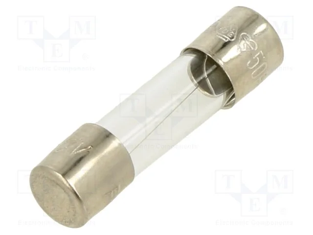 Fus&iacute;vel: Baixa Tens&atilde;o, R&aacute;pido, 630ma, 250vac, de Vidro, 5x20mm