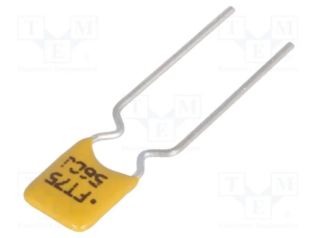 Fus&iacute;vel: de pol&iacute;mero PTC, 750mA, 0,51x7,6mm