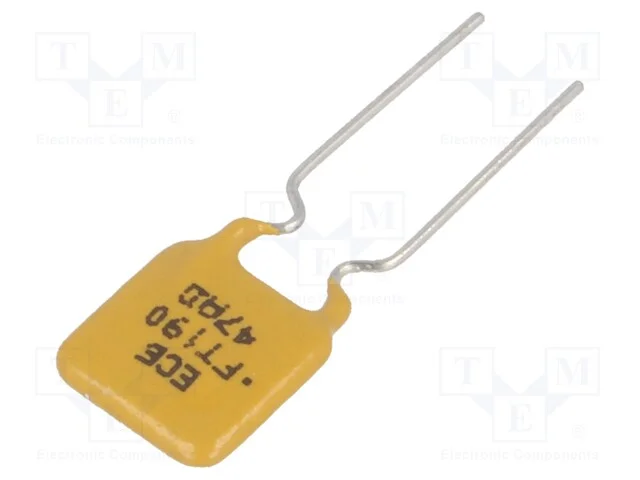 Fus&iacute;vel: de pol&iacute;mero PTC, 1,9A, 0,51x7,6mm