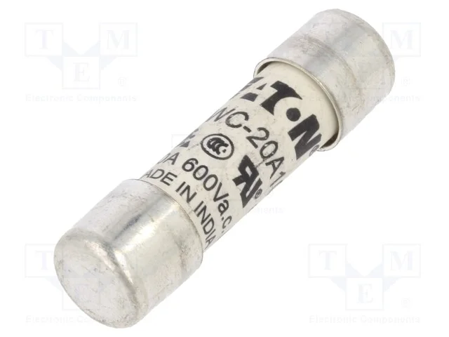 Fus&iacute;vel: baixa tens&atilde;o, aR, 20A, 600VAC, 10,3x38mm