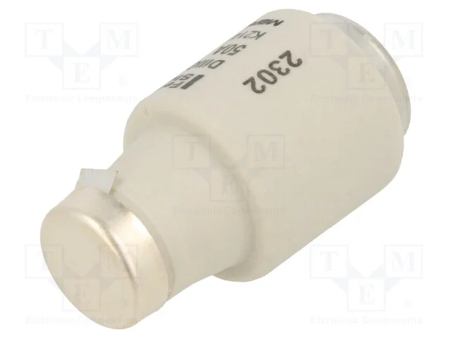 Fus&iacute;vel: baixa tens&atilde;o; DIII; industrial; 50A; 500VAC; 500VDC; gG
