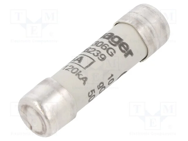 Fus&iacute;vel: Baixa Tens&atilde;o, Gg,Retardado, 6a, 500vac, 10x38mm