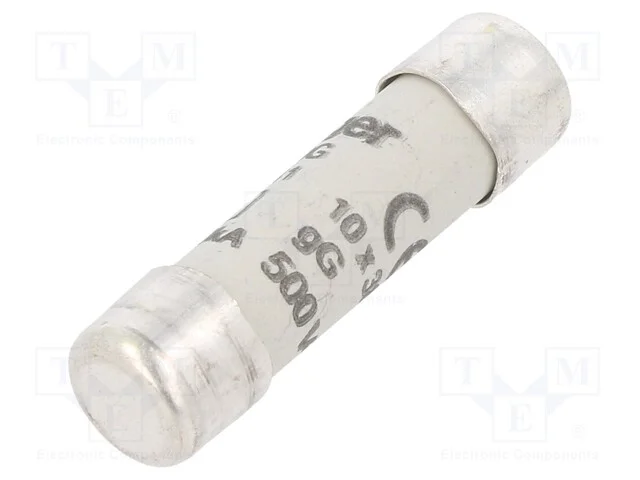 Fus&iacute;vel: Baixa Tens&atilde;o, Gg,Retardado, 10a, 500vac, 10x38mm