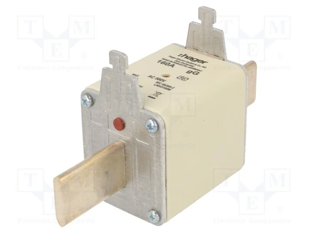 Fus&iacute;vel: Baixa Tens&atilde;o, Gg, 160a, 500vac, Industrial, Nh3c