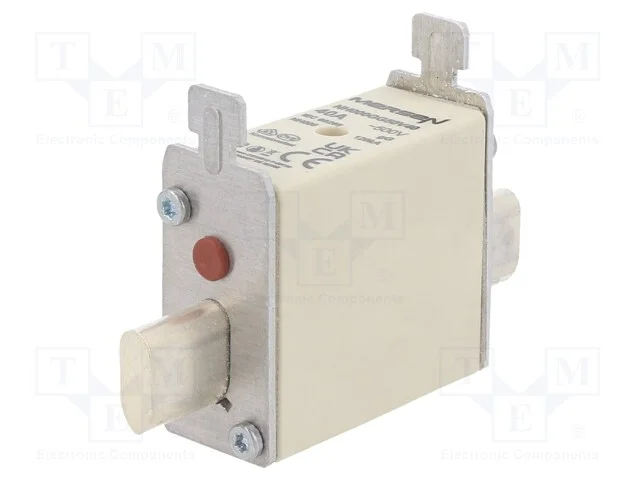 Fus&iacute;vel: baixa tens&atilde;o, gG, 40A, 500VAC, 250VDC, N.