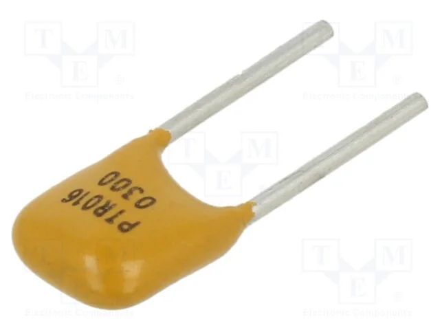 Fus&iacute;vel: de pol&iacute;mero PTC, 3A, Imax: 100A, THT, PT.