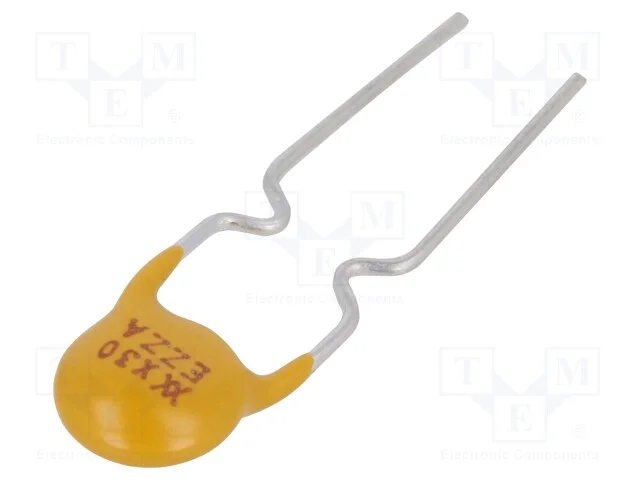 Fus&iacute;vel: de pol&iacute;mero PTC, 300mA, 5mm