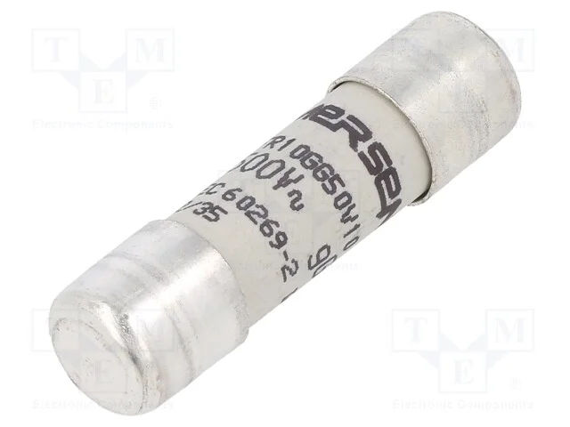 Fus&iacute;vel: Baixa Tens&atilde;o, Gg,Retardado, 10a, 500vac, 250vdc, 10x38mm
