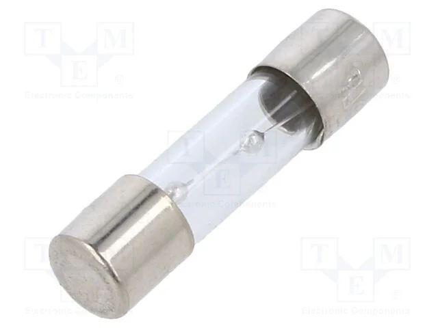 Fus&iacute;vel: Baixa Tens&atilde;o, Retardado, 6a, 250vac, de Vidro, 5x20mm