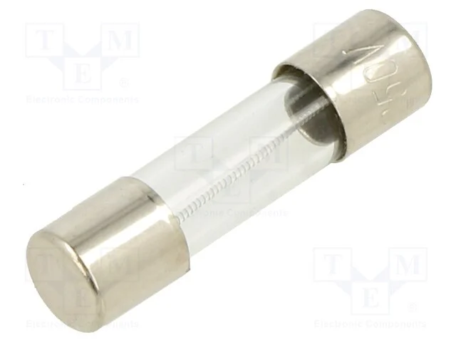 Fus&iacute;vel: Baixa Tens&atilde;o, Retardado, 100ma, 250vac, de Vidro, 5x20mm