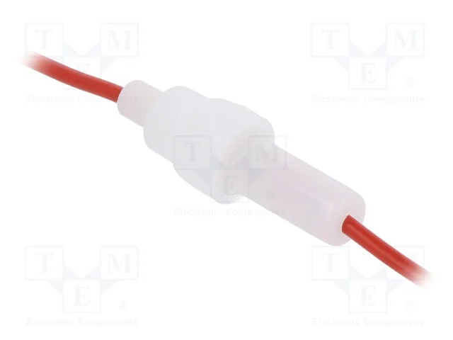 Tomada, Fus&iacute;veis Cil&iacute;ndricos, 5x20mm, com Fio, Imax: 1,165a, 23awg
