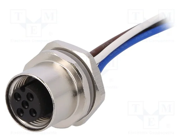 Tomada, M12, Pin: 4, F&ecirc;mea, C&oacute;digo A-Devicenet / Canopen, Fios
