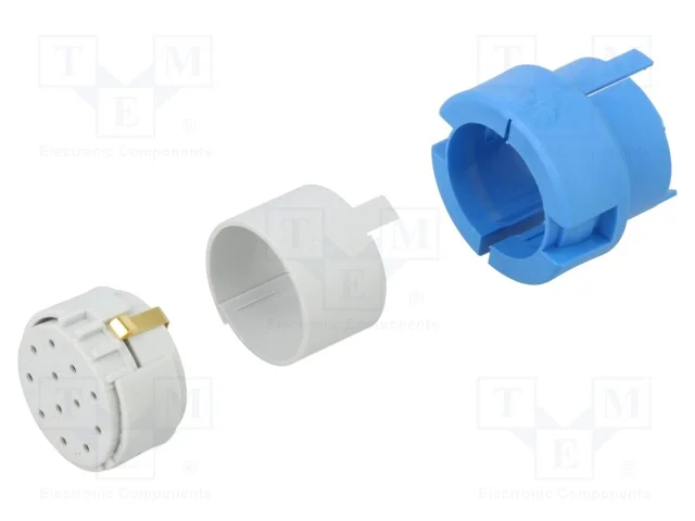 Conector: M23, inserto de contatos, PIN: 12, mach.