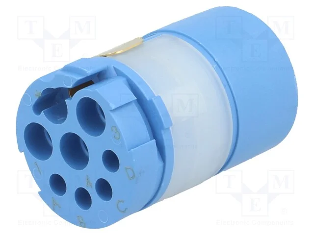 Conector: M23, Inserto de Contatos, Pin: 8(4+4), Macho, com Cabo