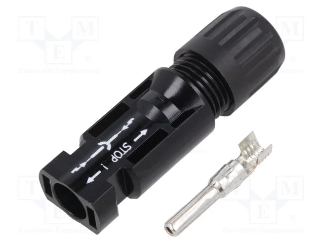 Conector: Solares, Macho, Simples, 4&divide;6mm2, Cerrar, Fotovoltaico