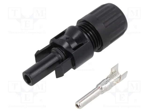 Conector: Solares, F&ecirc;mea, Simples, 10mm2, Cerrar, Fotovoltaico, Mc4