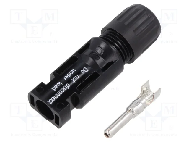 Conector: Solares, Macho, Simples, 10mm2, Cerrar, Fotovoltaico, Mc4